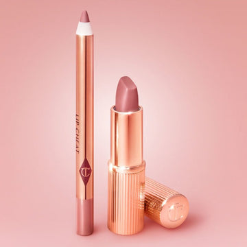 Charlotte Tilbury Pillow Talk Lip Kit - Matte Revolution Lipstick 1.5g Lip Cheat Liner 0.8g